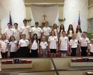 BMA Summer Camp kids ready to sing